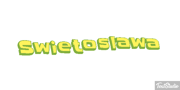 Świętosława Text effect