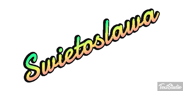 Świętosława Text effect
