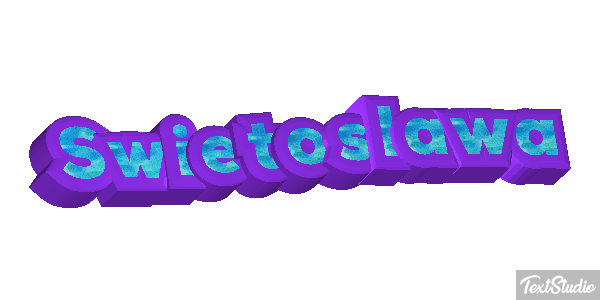 Świętosława Text effect