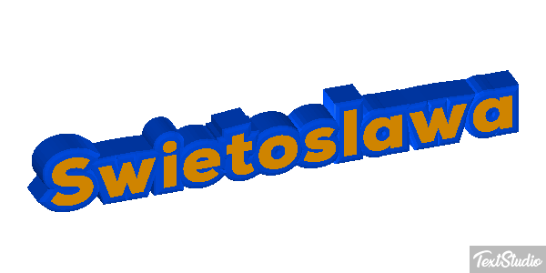 Świętosława Text effect