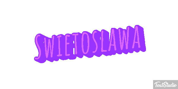 Świętosława Text effect