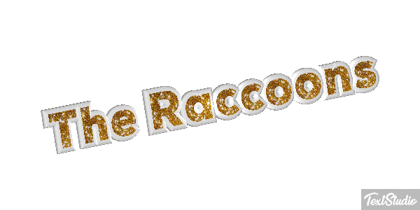 The Raccoons Efecto de texto