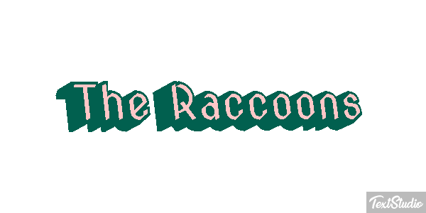The Raccoons Efecto de texto