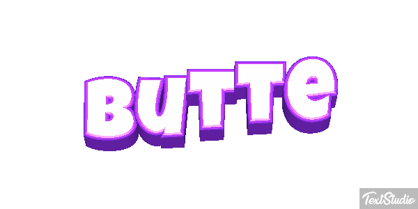 Butte Effet de texte