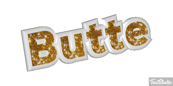 Butte Effet de texte