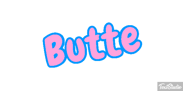 Butte Effet de texte
