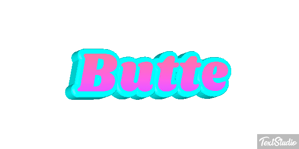Butte Effet de texte