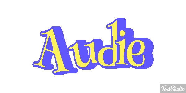 Audie Text effect