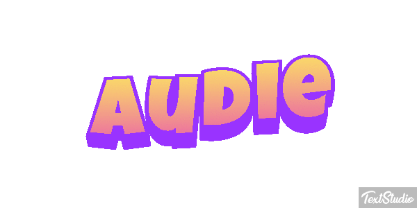 Audie Text effect