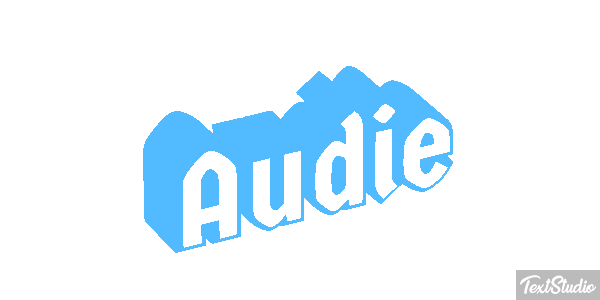 Audie Text effect