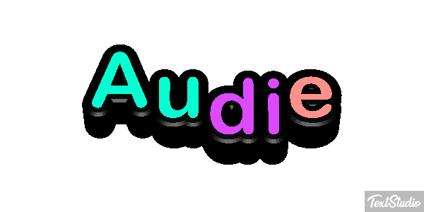 Audie Text effect