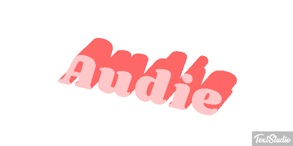 Audie Text effect
