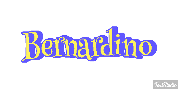 Bernardino Efecto de texto