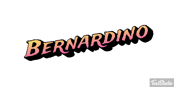 Bernardino Efecto de texto