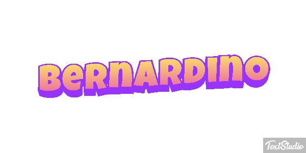 Bernardino Efecto de texto