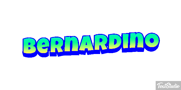 Bernardino Efecto de texto