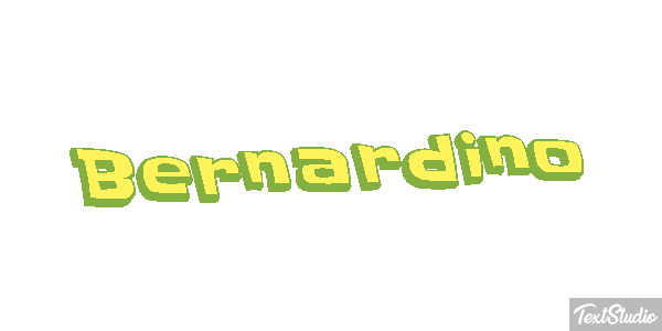 Bernardino Efecto de texto