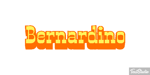 Bernardino Efecto de texto