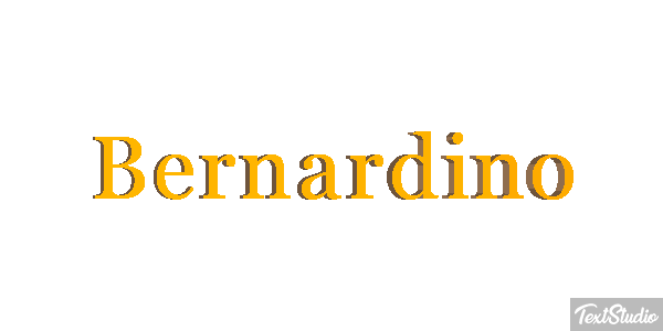 Bernardino Efecto de texto