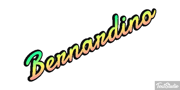 Bernardino Efecto de texto