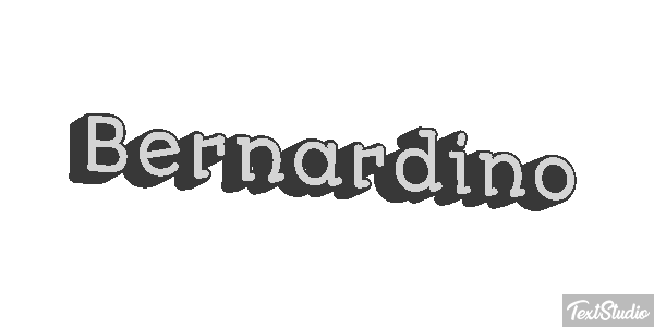 Bernardino Efecto de texto
