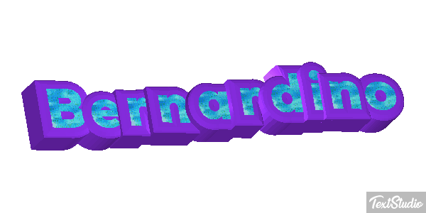 Bernardino Efecto de texto