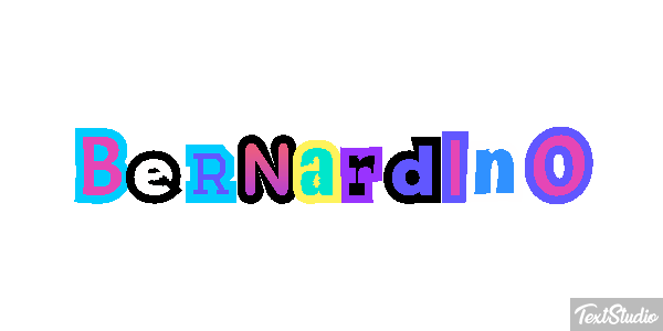 Bernardino Efecto de texto