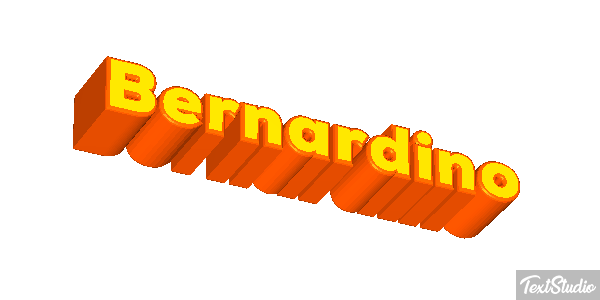 Bernardino Efecto de texto