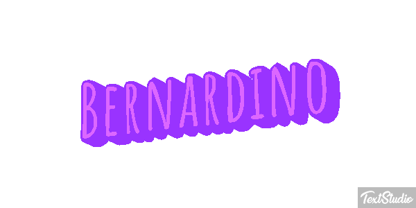 Bernardino Efecto de texto