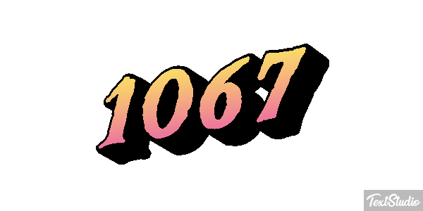 1067 Text effect