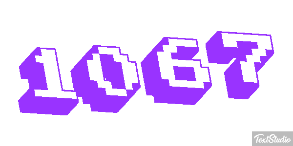 1067 Text effect