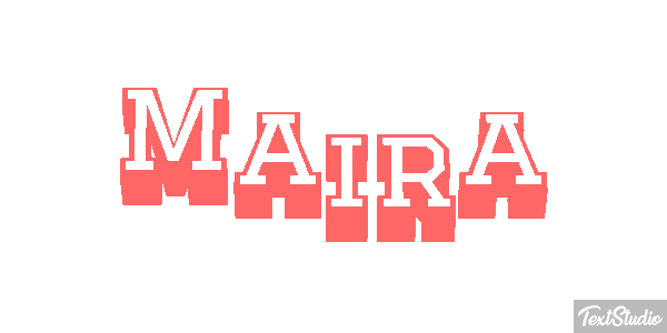 Maira Text effect