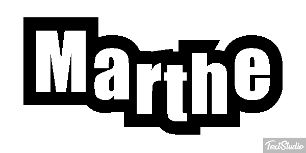 Marthe テキスト効果