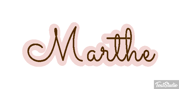 Marthe テキスト効果