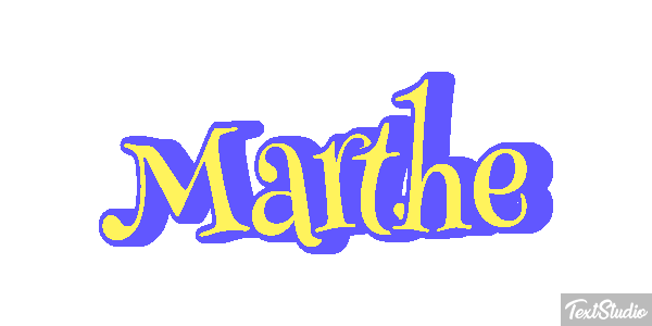 Marthe テキスト効果