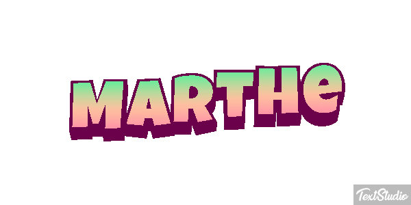 Marthe テキスト効果