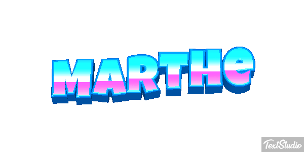 Marthe テキスト効果
