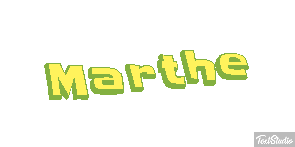 Marthe テキスト効果