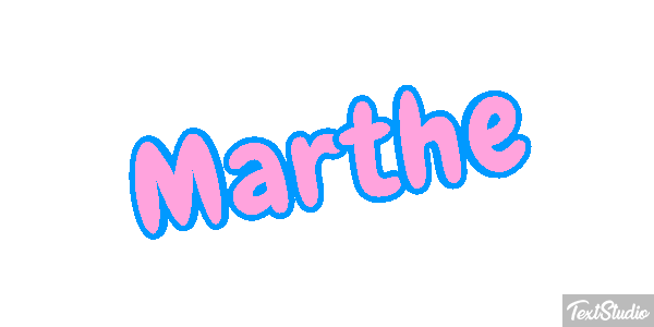Marthe テキスト効果