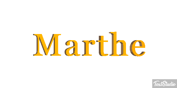 Marthe テキスト効果