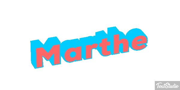 Marthe テキスト効果