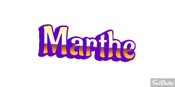Marthe テキスト効果