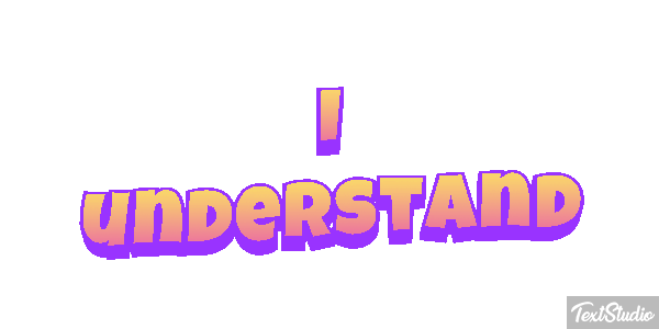 I understand Efekt tekstowy