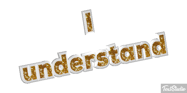 I understand Efekt tekstowy