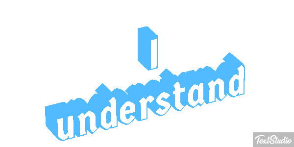 I understand Efekt tekstowy