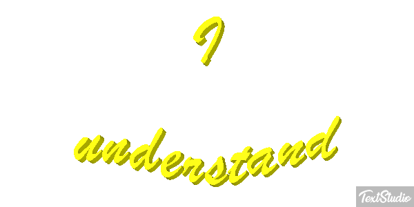 I understand Efekt tekstowy
