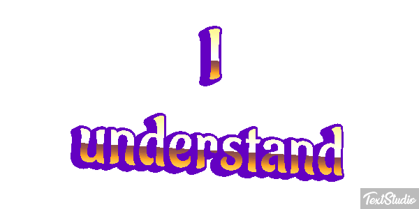 I understand Efekt tekstowy