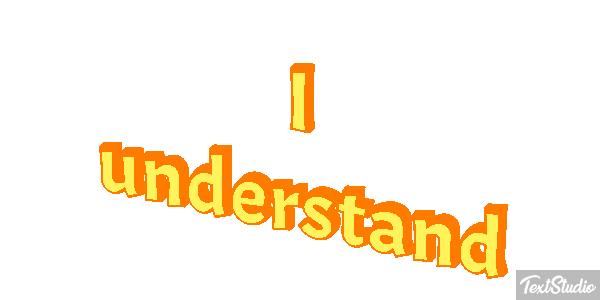 I understand Efekt tekstowy