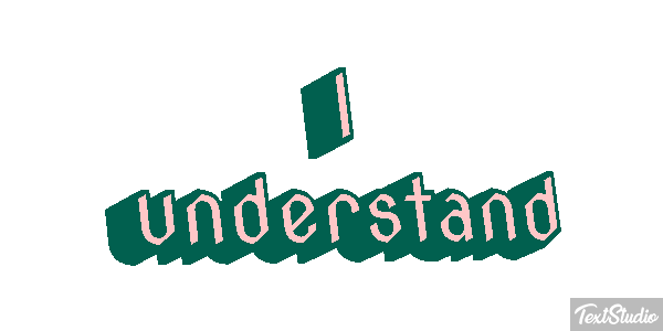I understand Efekt tekstowy