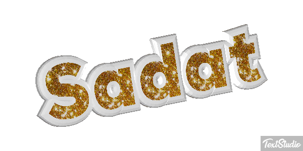 Sadat Tekst effect